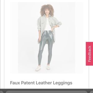 Green Faux Leather Leggings from Spanx - Never Used